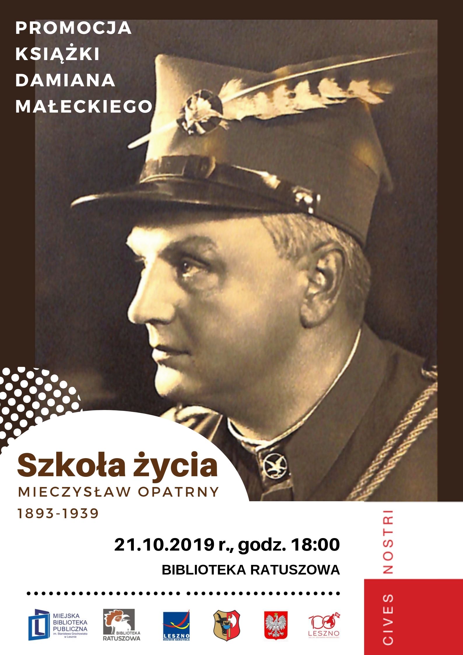 „Szkoła życia. Mieczysław Opatrny 1893-1939” – promocja książki prezesa TG „Sokół” w Lesznie